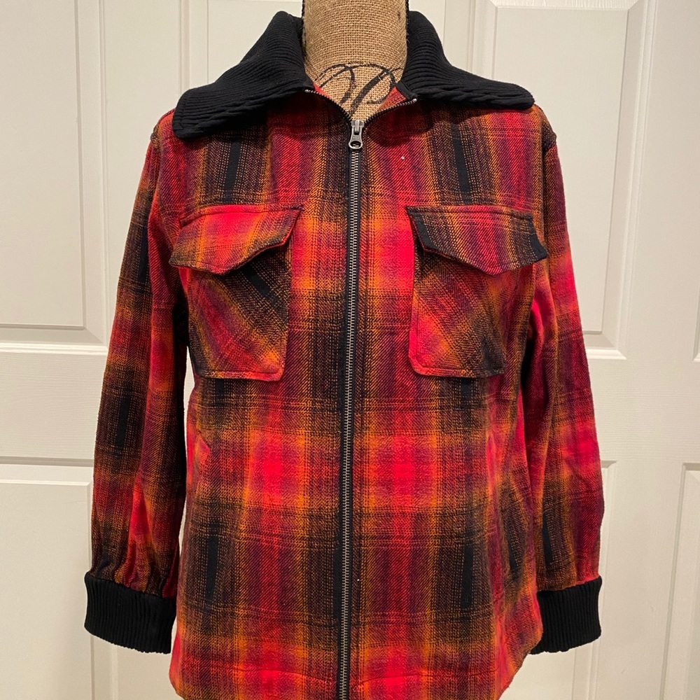 BP lumberjack bomber jacket